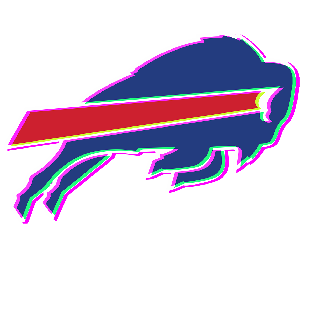 Phantom Buffalo Bills logo iron on paper